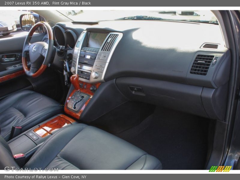 Flint Gray Mica / Black 2007 Lexus RX 350 AWD