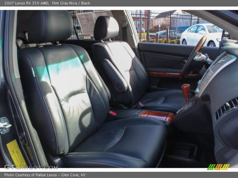 Flint Gray Mica / Black 2007 Lexus RX 350 AWD