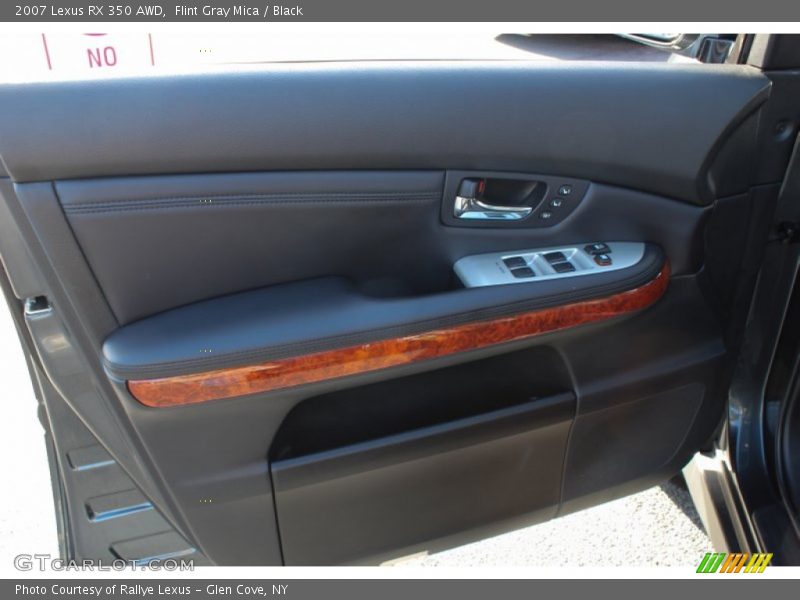 Flint Gray Mica / Black 2007 Lexus RX 350 AWD