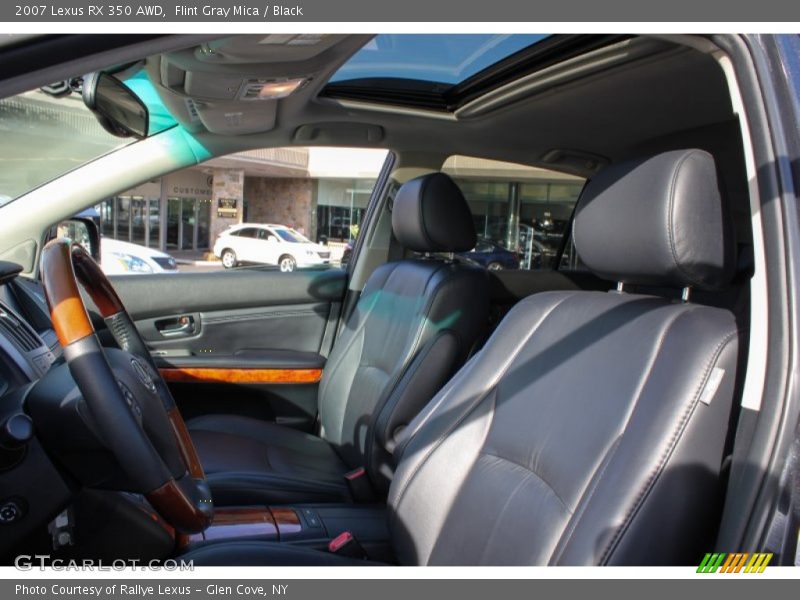 Flint Gray Mica / Black 2007 Lexus RX 350 AWD