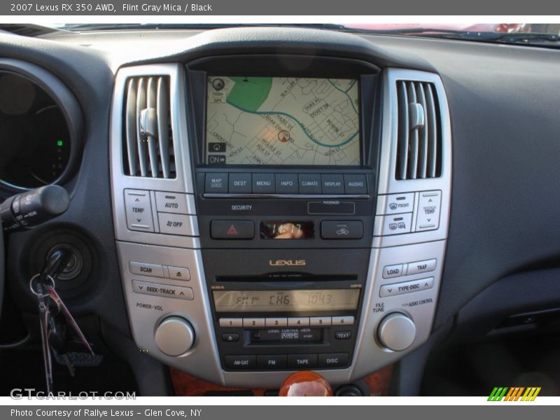 Flint Gray Mica / Black 2007 Lexus RX 350 AWD