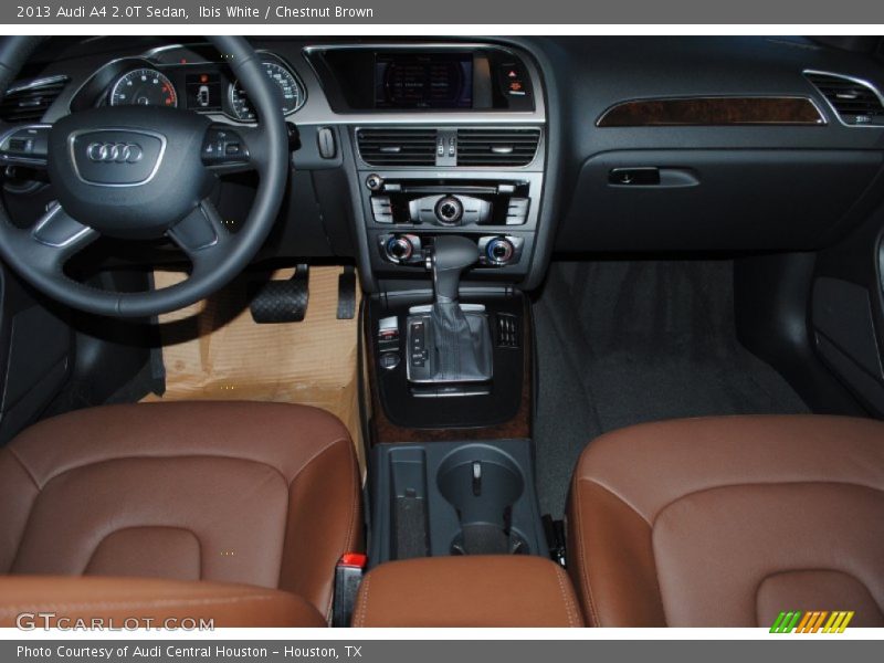 Ibis White / Chestnut Brown 2013 Audi A4 2.0T Sedan