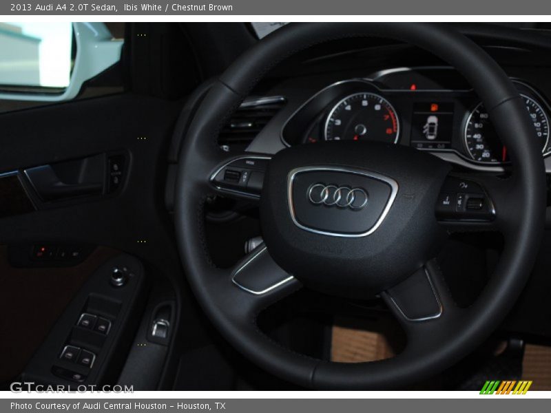 Ibis White / Chestnut Brown 2013 Audi A4 2.0T Sedan