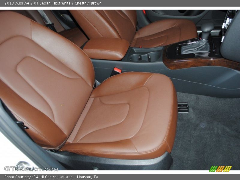 Ibis White / Chestnut Brown 2013 Audi A4 2.0T Sedan
