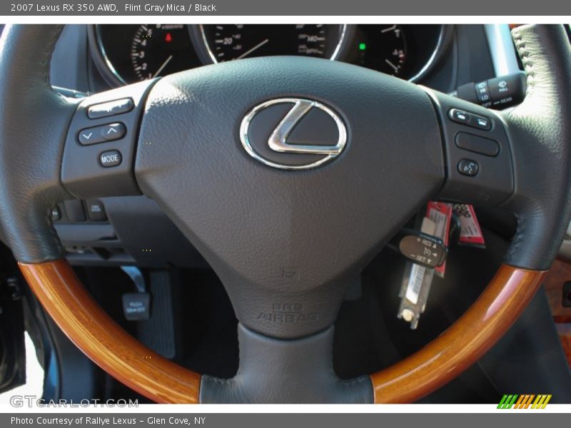 Flint Gray Mica / Black 2007 Lexus RX 350 AWD