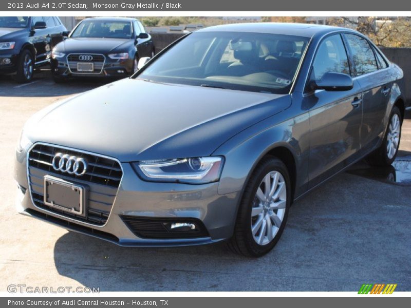 Monsoon Gray Metallic / Black 2013 Audi A4 2.0T Sedan