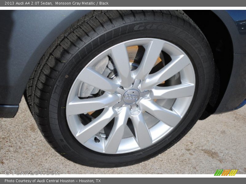 Monsoon Gray Metallic / Black 2013 Audi A4 2.0T Sedan