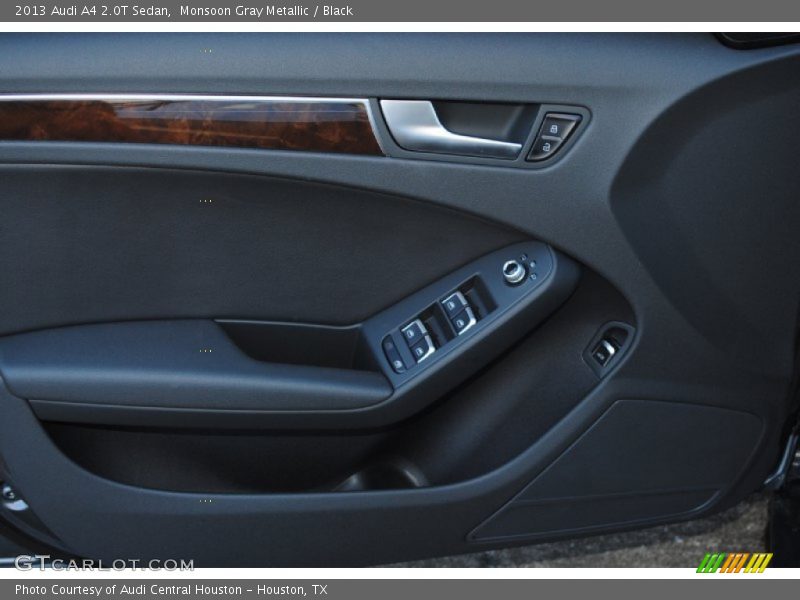 Monsoon Gray Metallic / Black 2013 Audi A4 2.0T Sedan