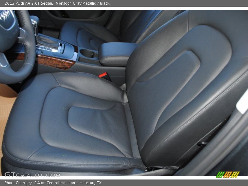 Monsoon Gray Metallic / Black 2013 Audi A4 2.0T Sedan
