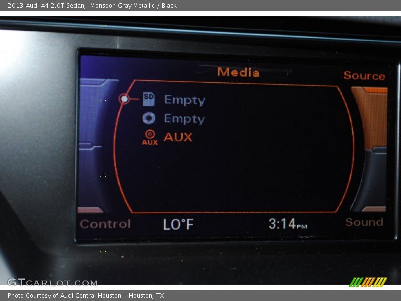 Monsoon Gray Metallic / Black 2013 Audi A4 2.0T Sedan