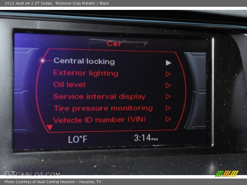 Monsoon Gray Metallic / Black 2013 Audi A4 2.0T Sedan