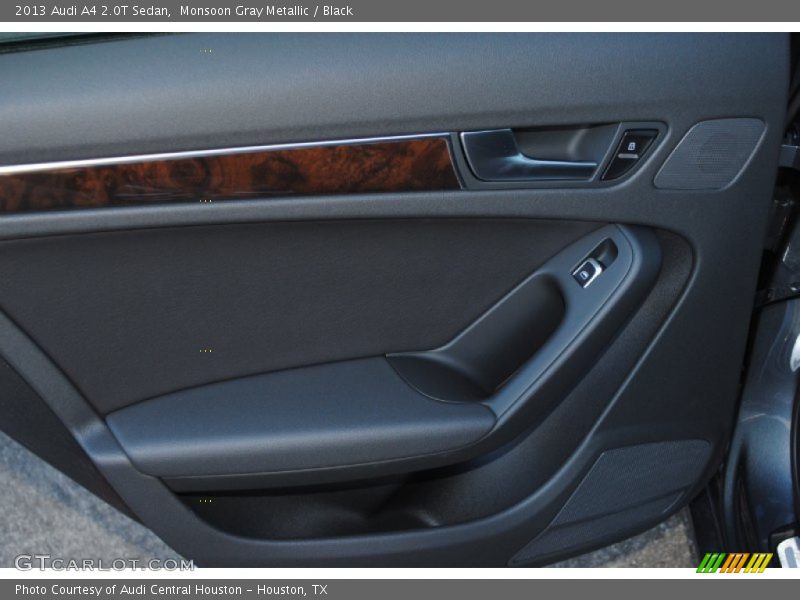 Monsoon Gray Metallic / Black 2013 Audi A4 2.0T Sedan