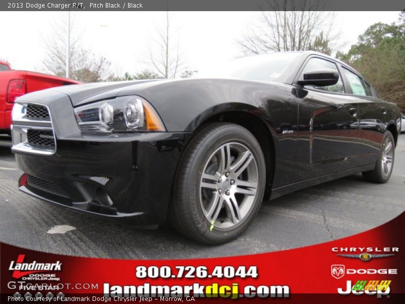 Pitch Black / Black 2013 Dodge Charger R/T