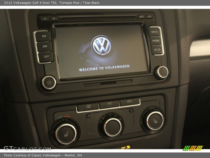 Tornado Red / Titan Black 2013 Volkswagen Golf 4 Door TDI