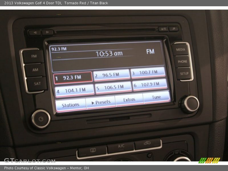 Tornado Red / Titan Black 2013 Volkswagen Golf 4 Door TDI