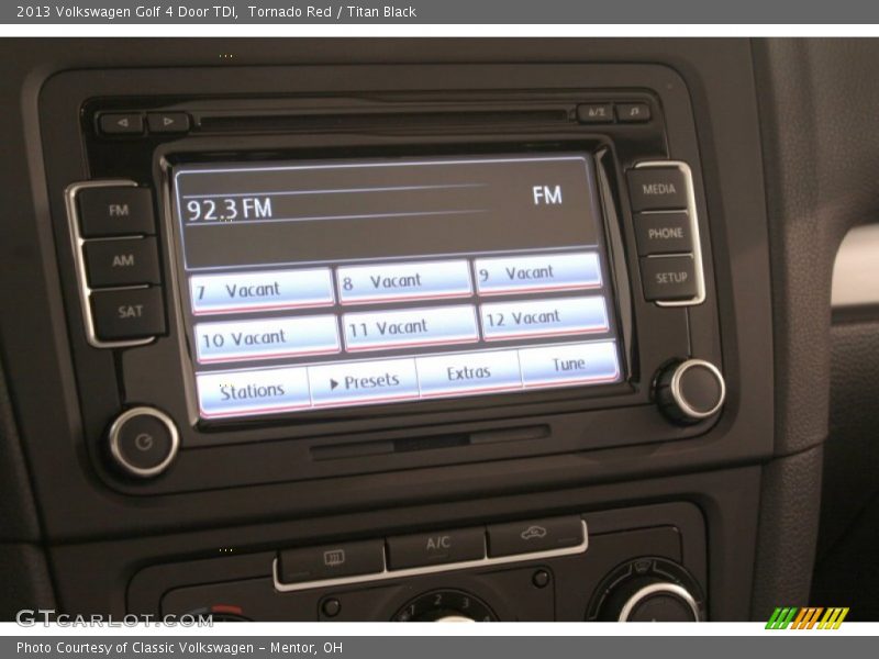 Tornado Red / Titan Black 2013 Volkswagen Golf 4 Door TDI