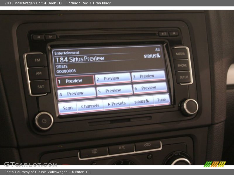 Tornado Red / Titan Black 2013 Volkswagen Golf 4 Door TDI