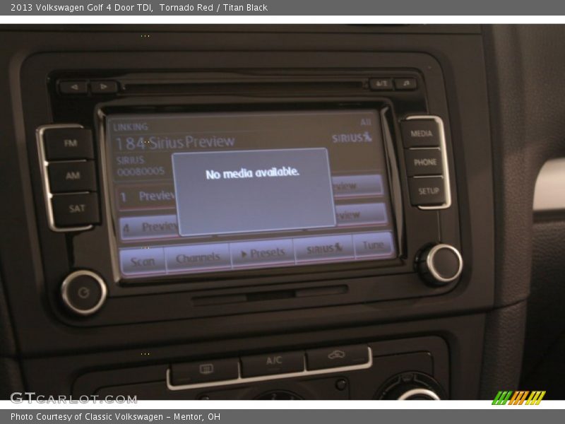 Tornado Red / Titan Black 2013 Volkswagen Golf 4 Door TDI