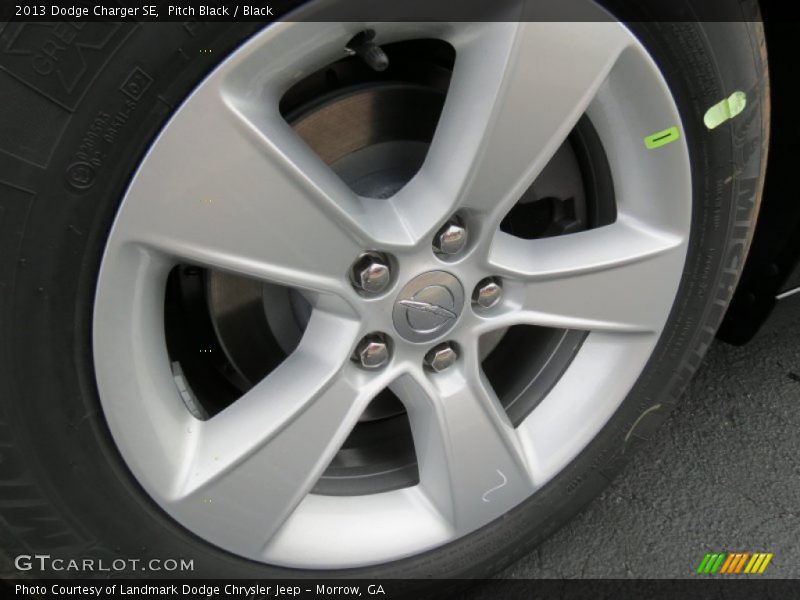 Pitch Black / Black 2013 Dodge Charger SE