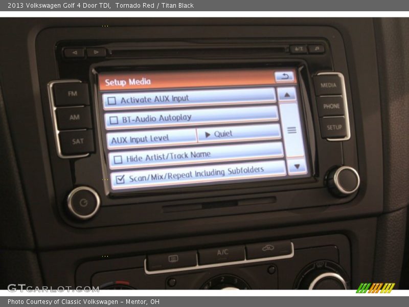 Tornado Red / Titan Black 2013 Volkswagen Golf 4 Door TDI