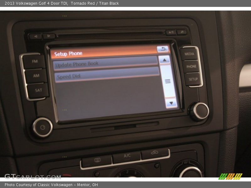 Tornado Red / Titan Black 2013 Volkswagen Golf 4 Door TDI