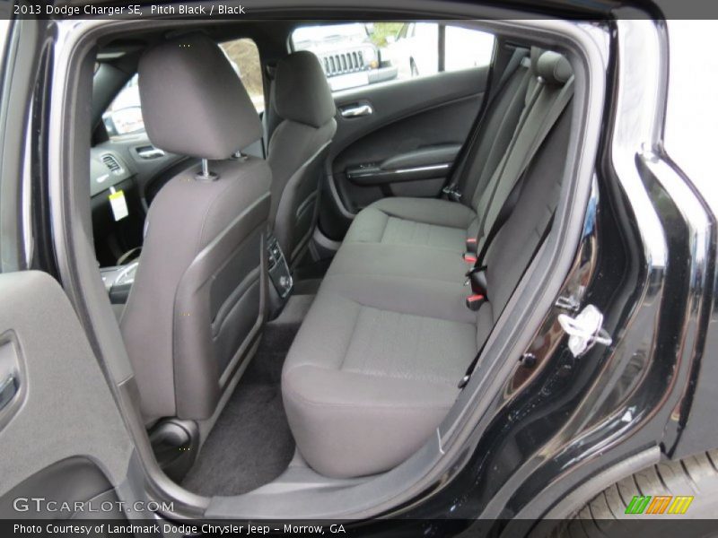 Pitch Black / Black 2013 Dodge Charger SE