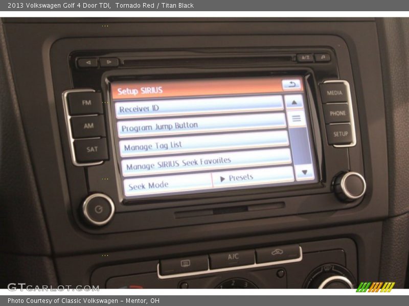 Tornado Red / Titan Black 2013 Volkswagen Golf 4 Door TDI