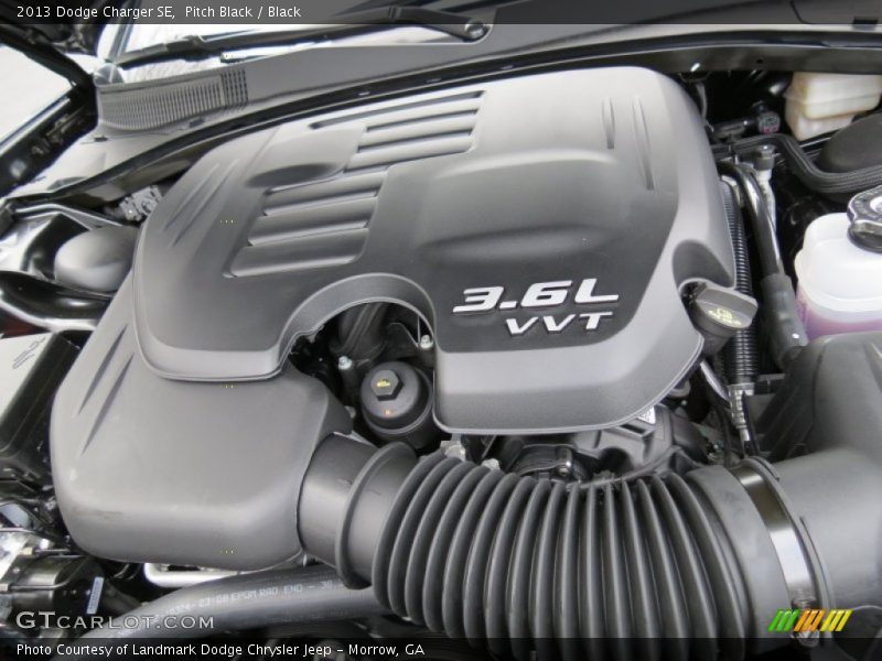 Pitch Black / Black 2013 Dodge Charger SE