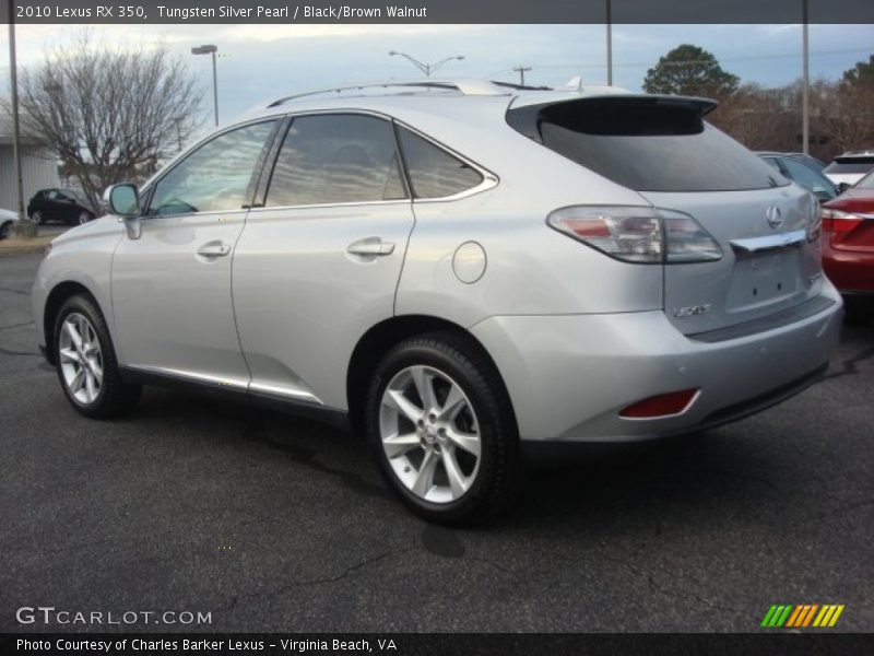 Tungsten Silver Pearl / Black/Brown Walnut 2010 Lexus RX 350
