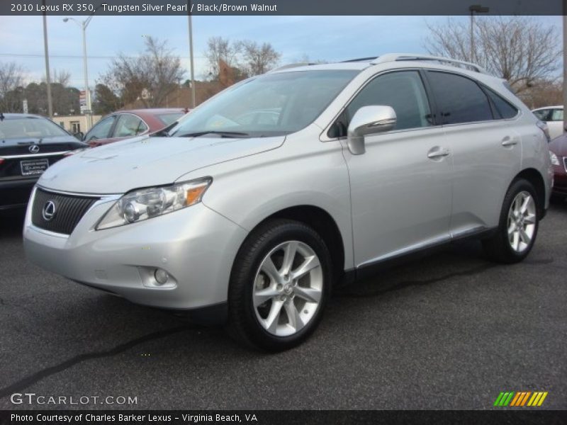 Tungsten Silver Pearl / Black/Brown Walnut 2010 Lexus RX 350