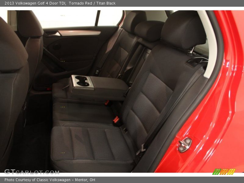 Tornado Red / Titan Black 2013 Volkswagen Golf 4 Door TDI