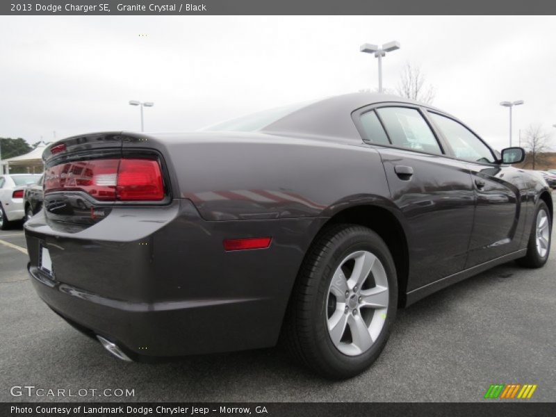 Granite Crystal / Black 2013 Dodge Charger SE