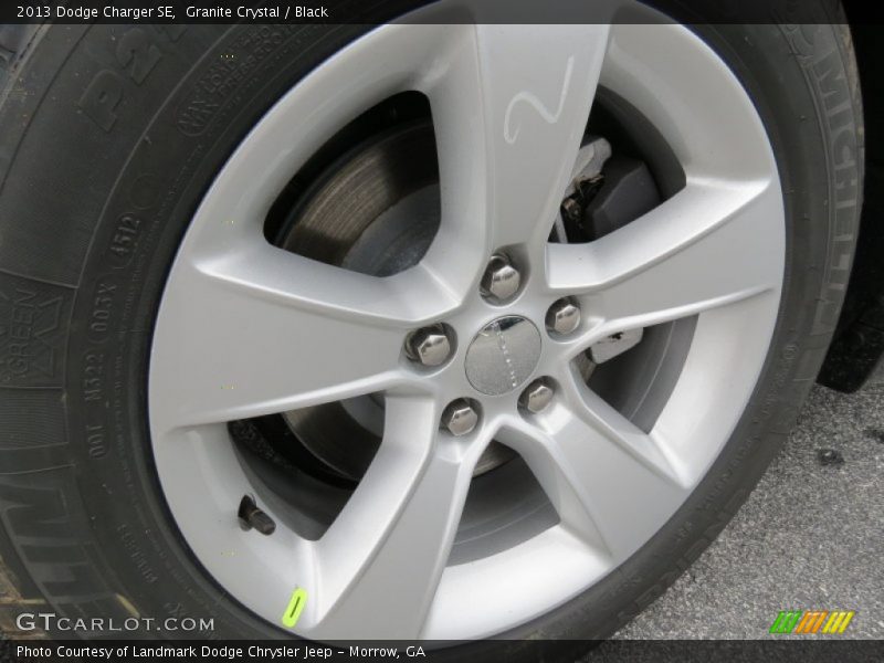 Granite Crystal / Black 2013 Dodge Charger SE