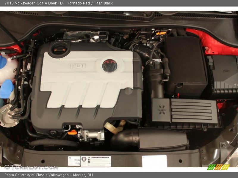  2013 Golf 4 Door TDI Engine - 2.0 Liter TDI DOHC 16-Valve Turbo-Diesel 4 Cylinder