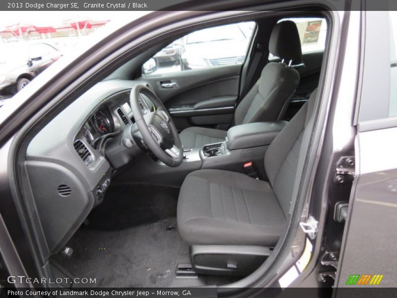 Granite Crystal / Black 2013 Dodge Charger SE