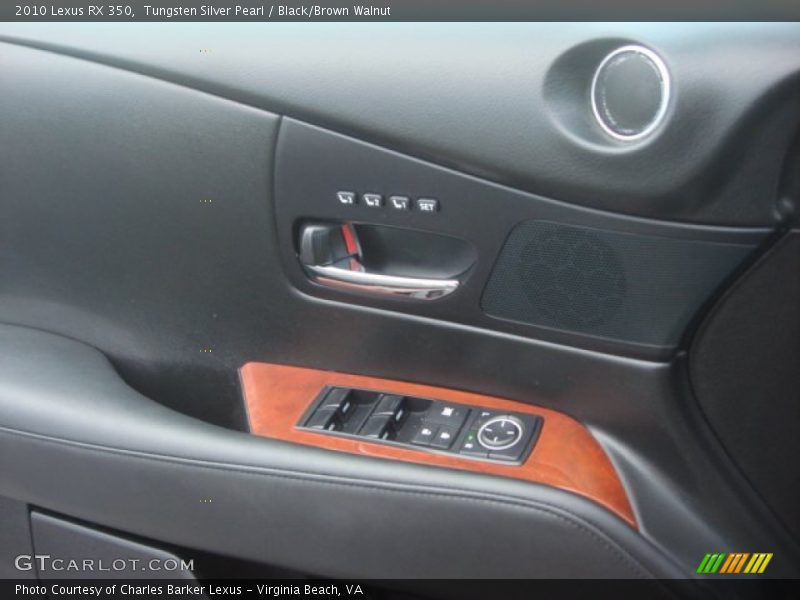 Tungsten Silver Pearl / Black/Brown Walnut 2010 Lexus RX 350