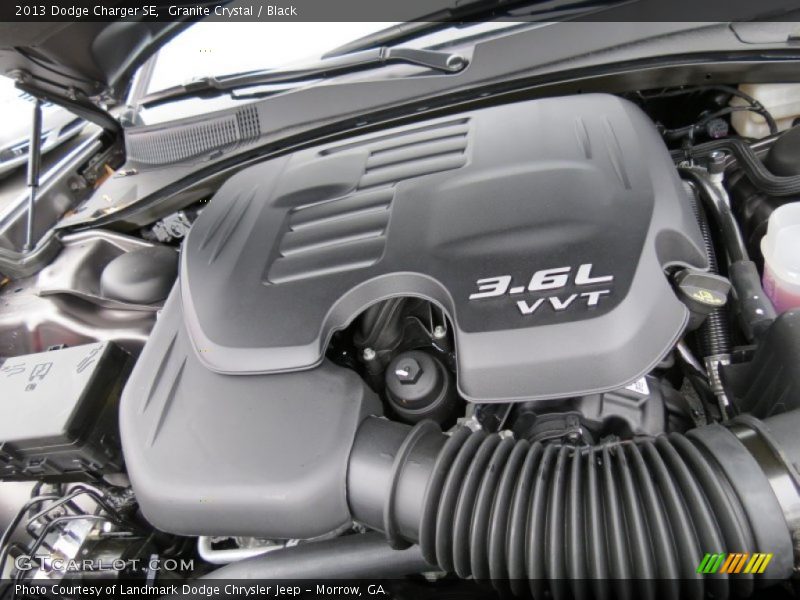 Granite Crystal / Black 2013 Dodge Charger SE