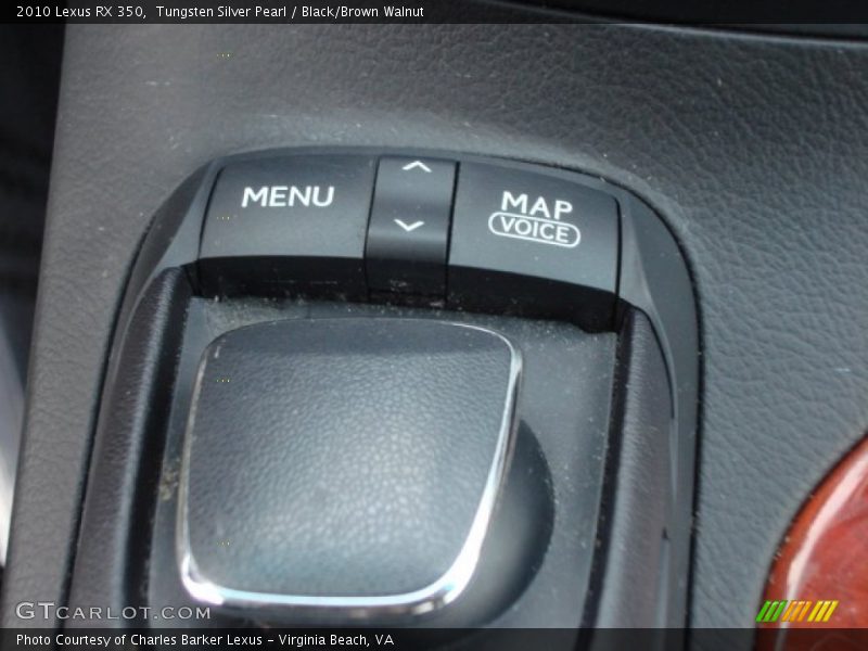 Tungsten Silver Pearl / Black/Brown Walnut 2010 Lexus RX 350