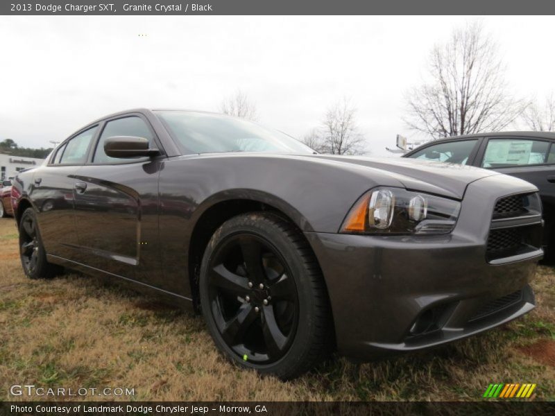 Granite Crystal / Black 2013 Dodge Charger SXT