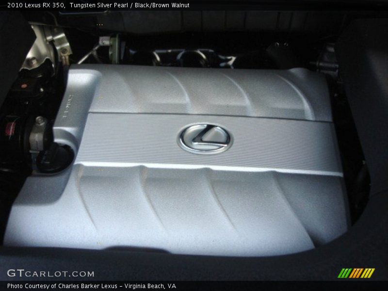 Tungsten Silver Pearl / Black/Brown Walnut 2010 Lexus RX 350