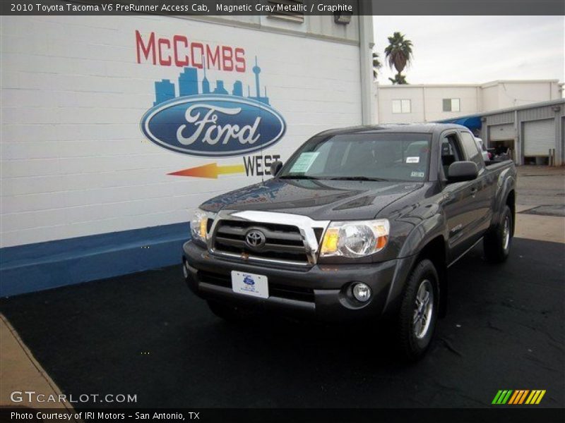 Magnetic Gray Metallic / Graphite 2010 Toyota Tacoma V6 PreRunner Access Cab