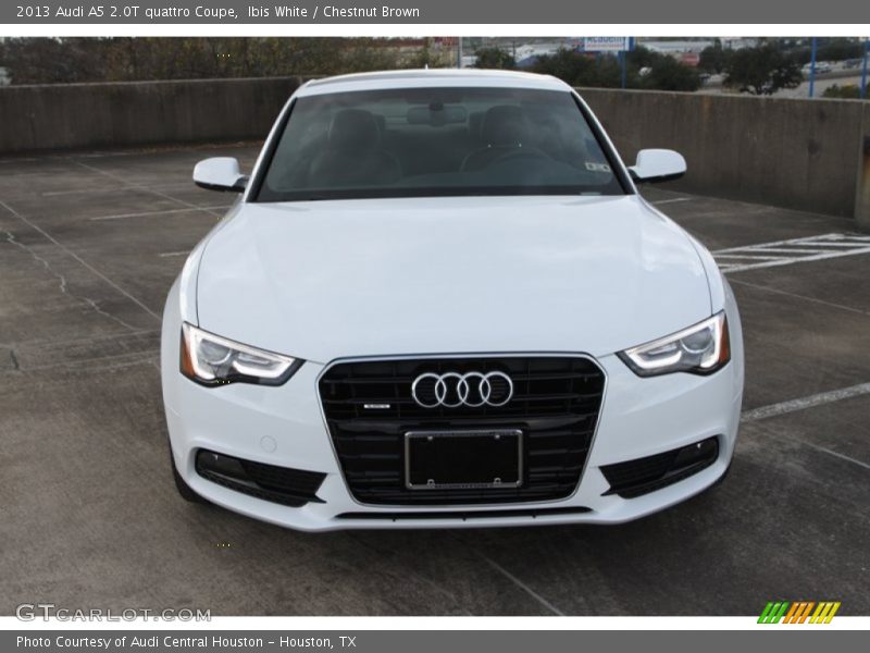 Ibis White / Chestnut Brown 2013 Audi A5 2.0T quattro Coupe