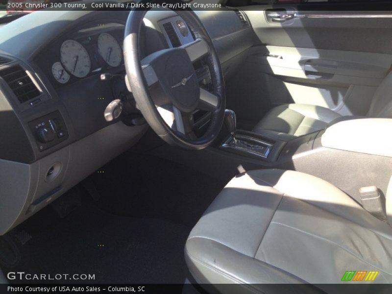 Cool Vanilla / Dark Slate Gray/Light Graystone 2005 Chrysler 300 Touring