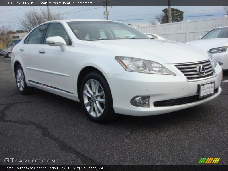 Starfire White Pearl / Parchment 2010 Lexus ES 350