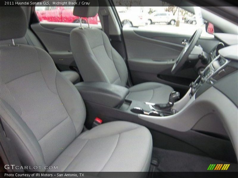 Midnight Black / Gray 2011 Hyundai Sonata GLS