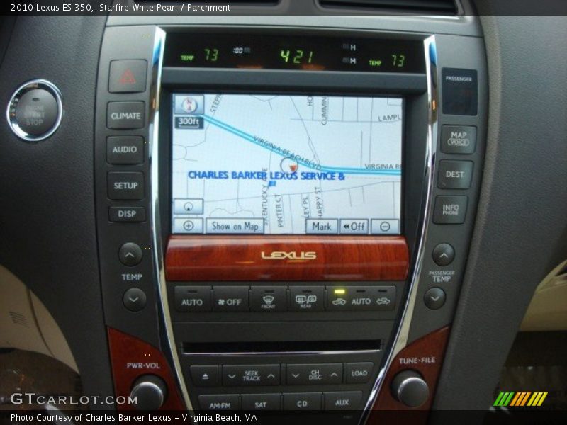 Starfire White Pearl / Parchment 2010 Lexus ES 350