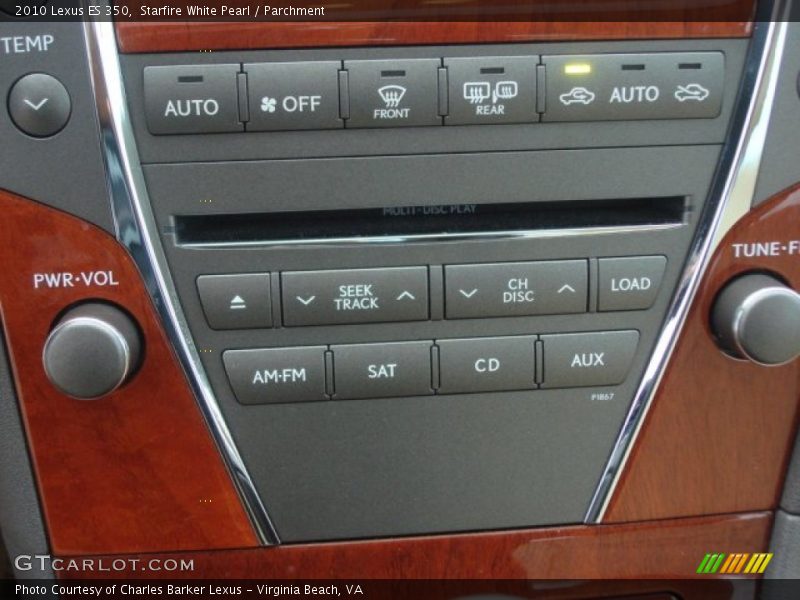 Starfire White Pearl / Parchment 2010 Lexus ES 350