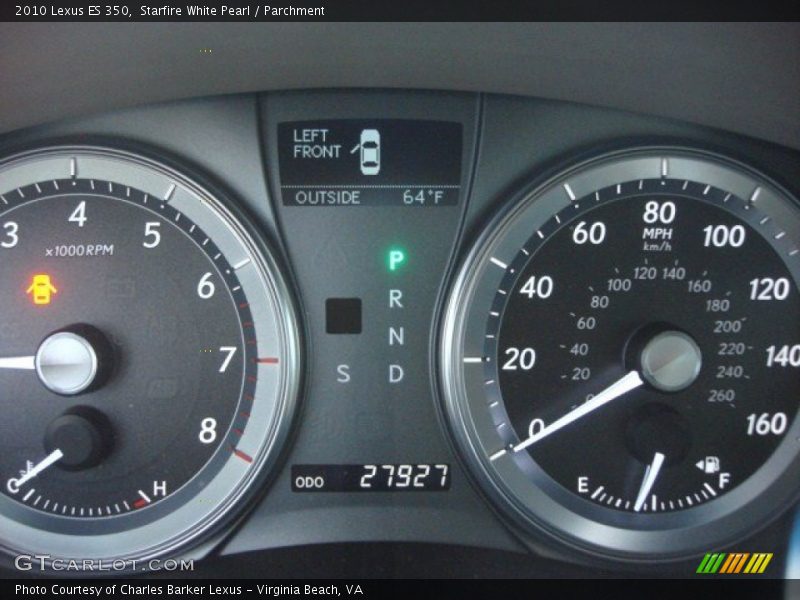 Starfire White Pearl / Parchment 2010 Lexus ES 350