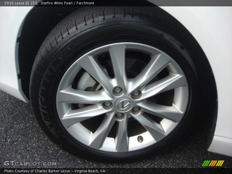 Starfire White Pearl / Parchment 2010 Lexus ES 350
