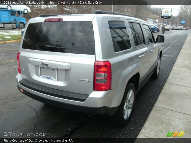 Bright Silver Metallic / Dark Slate Gray 2011 Jeep Patriot Latitude 4x4